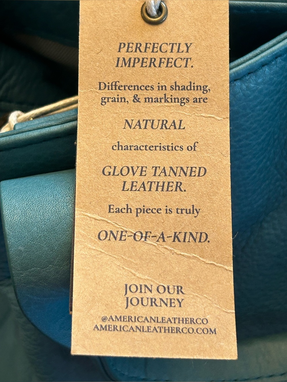 American Leather Co. Mini Ada Leather Satchel NWT - Picture 6 of 9
